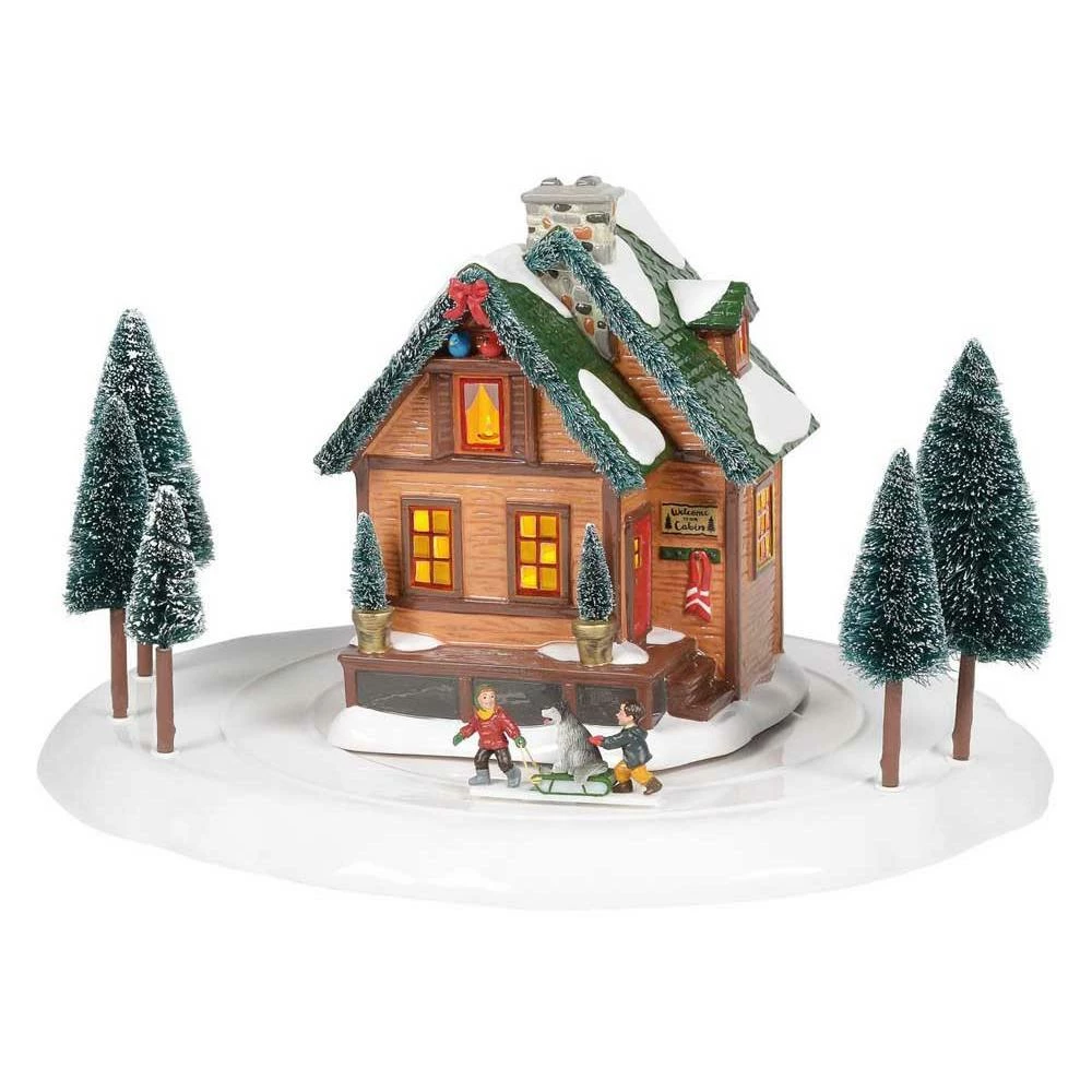 Department 56 *RETIRED* Winter Wonderland Cabin From Dept 56 Snow Village