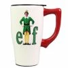 Spoontiques Buddy The Elf Ceramic Travel Mug W/Lid From Elf The Movie Housewares/Home Decor