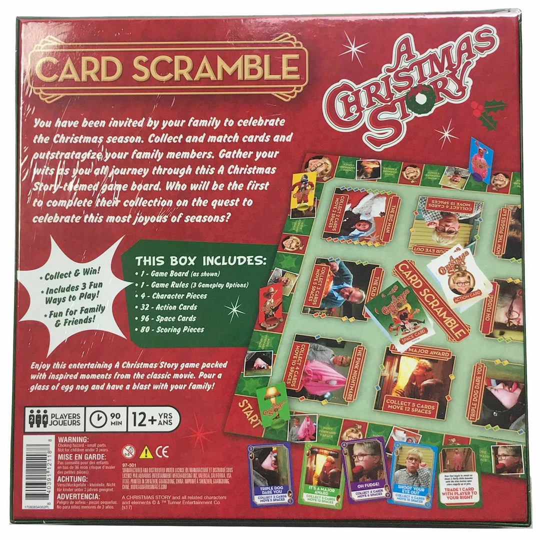 Aquarius A Christmas Story Card Scramble Game Toys And Games