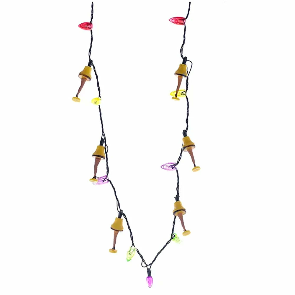 Kurt Adler LED Leg Lamp Necklace From A Christmas Story